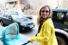 Dana Rogoz, prima plimbare alaturi de bebe Vlad