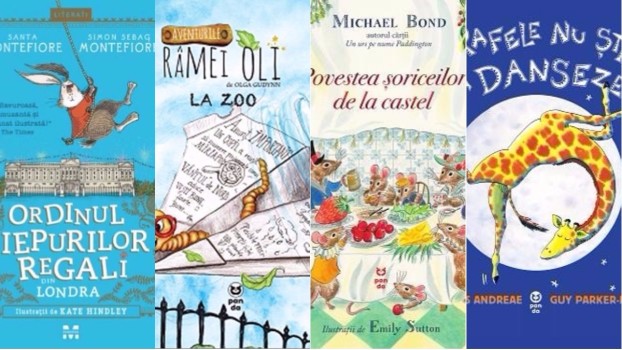 Cărți pentru copii. 4 titluri pentru zile toride de vară