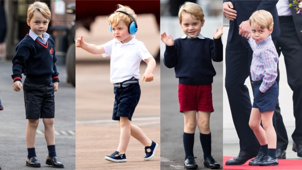 Garderoba regală: De ce Prințul George poartă întotdeauna pantaloni scurți