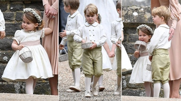 NUNTA REGALĂ: Prințesa Charlotte și Prințul George vor avea roluri importante în cadrul ceremoniei religioase.  De ce nu va fi prezent și Prințul Louis, mezinul familiei?