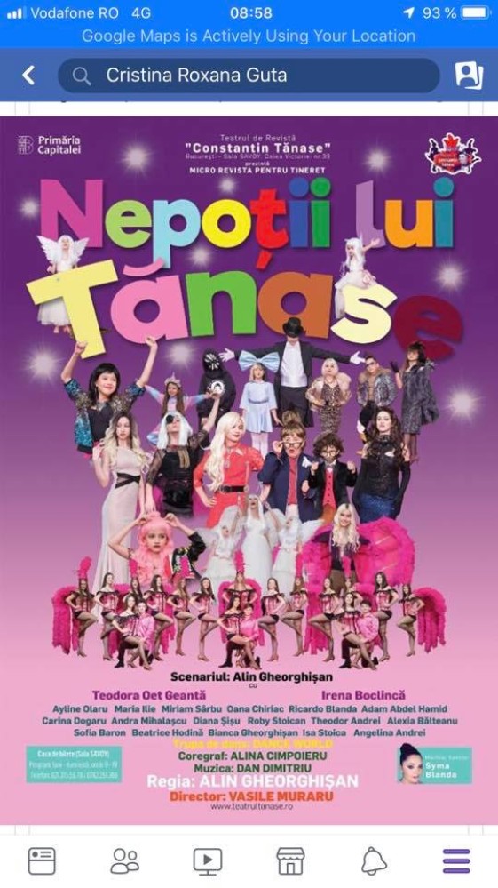"Nepoții lui Tănase", primului spectacol românesc de Revistă al cărui protagoniști sunt copii și adolescenți