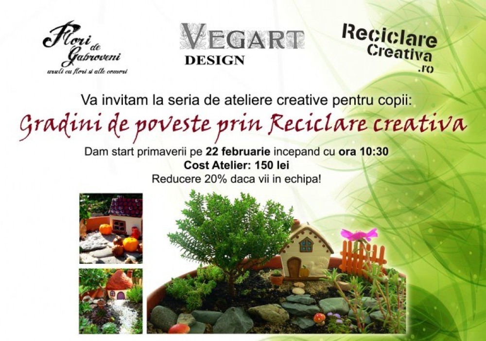 Arta florala si reciclare creativa 