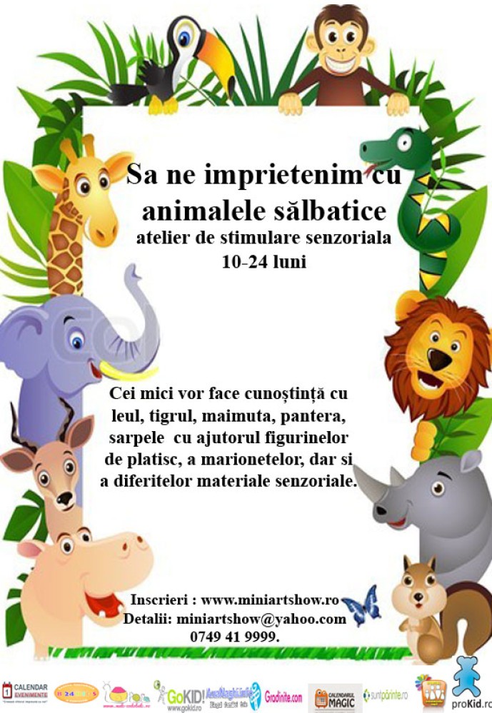 Sa ne imprietenim cu animalele salbatice